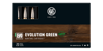 Büchsenpatronen 8x57 JS RWS Evolution Green 9.0g